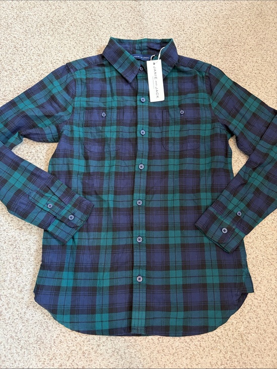 Janie and Jack Other - NWT Janie & Jack Blackwatch Plaid  Button-Down Shirt, 10